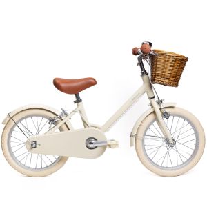 Kinderfahrrad 16 Zoll Creme 4 -6 Jahre - Leichtmetallrahmen - BeBikeen