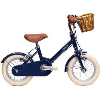 Vélo enfant 12 pouces bleu marine 2-4 ans – Cadre léger en alliage - BeBikeen