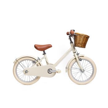 Vélo enfant 16 pouces crème 4 -6 ans – Cadre léger en alliage - BeBikeen