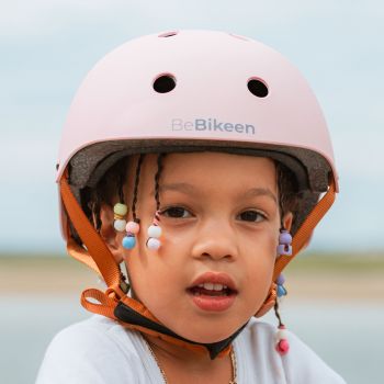 Kinderfahrradhelm rosa Größe XS - BeBikeen