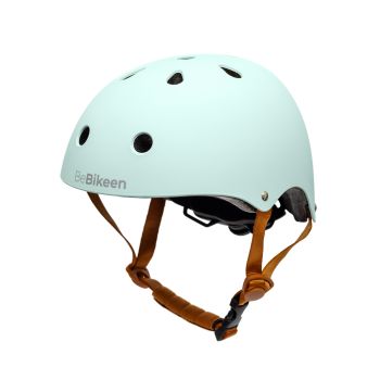Casque vélo enfant bleu turquoise Taille XS - BeBikeen
