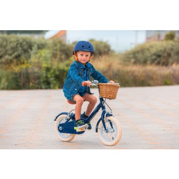 Vélo enfant 12 pouces bleu marine 2-4 ans – Cadre léger en alliage - BeBikeen