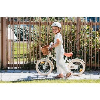 Vélo enfant 16 pouces crème 4 -6 ans – Cadre léger en alliage - BeBikeen