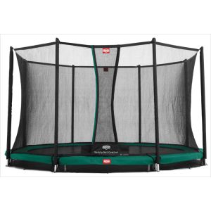 Erdgedecktes Trampolin 430cm Favorit + Netz - BERG