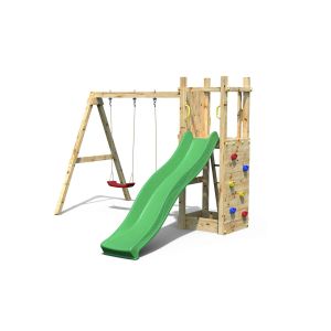 Spielplatz mit Sandkasten und 2 Holzschaukeln Funny3 Fungoo