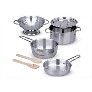 Dînette casseroles métalliques - Melissa & Doug