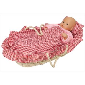 Puppenkörbchen für Puppen bis 52 cm - Goki