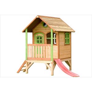 Cabane enfant en bois sur pilotis Tom Axi