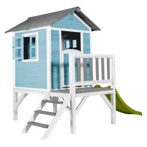 Cabane enfant sur pilotis bleue Lodge XL - Sunny