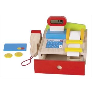 Caisse enregistreuse en bois Goki