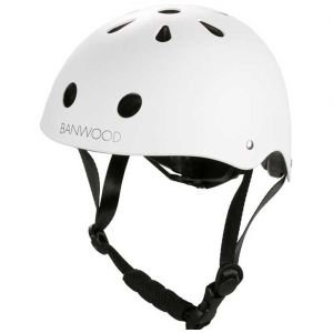 Casque vélo enfant blanc Banwood