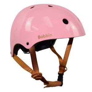 Casque vélo rose Bobbin