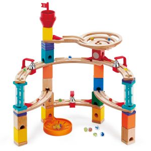 Circuit à billes Quadrilla Castle Escape Hape 51 pièces + 50 billes