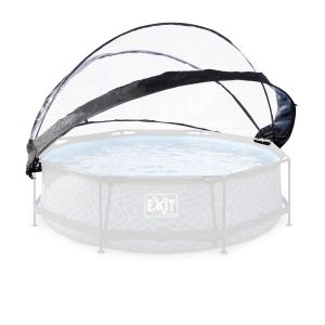 Poolkuppel rund transparent 300 cm EXIT