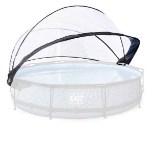 Poolkuppel rund transparent 360 cm EXIT