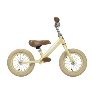 Draisienne métal jaune noix de coco avec freins - Fruit balance bike Italtrike