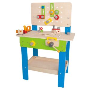 Jouet Hape - Chevalet Tout-en-Un en Bois - Tableau Double Face