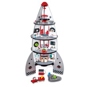 Fusée spatiale en bois Hape