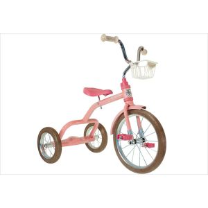Grand tricycle vintage rose 3-5 ans - Italtrike