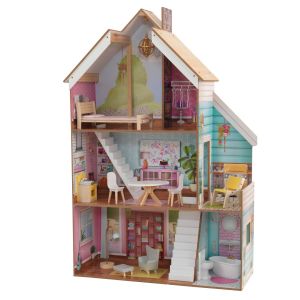 Grande maison de poupée moderne en bois avec ascenseur Céleste de KidKraft