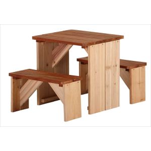 Table pique-nique bois enfant ZidZed Axi