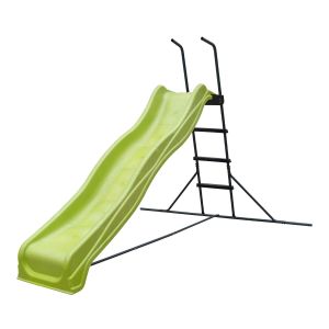 Toboggan d'extérieur vert sur pied avec échelle 220 cm Axi