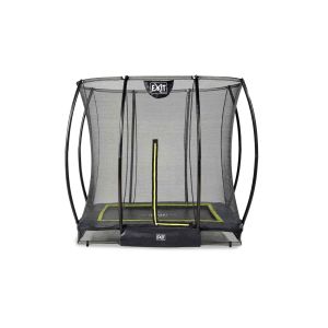 Trampoline enterré 153x214cm noir et filet de sécurité Sihouette EXIT