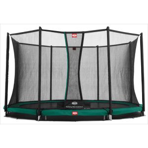 Erdgedecktes Trampolin 430cm Favorit + Netz - BERG