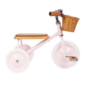 Vintage-Dreirad aus rosafarbenem Metall Banwood