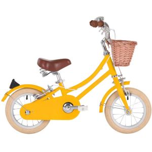 Vélo enfant Gingersnap 12 pouces jaune Bobbin 2-4 ans