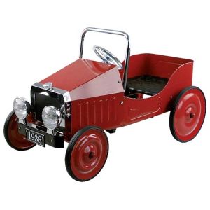Voiture à pédales rouge Goki