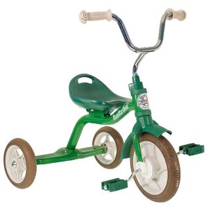Grünes Dreirad aus Metall Italtrike