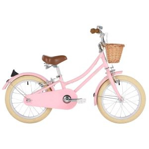 Vélo 16 pouces - Blanc et rose - Sports