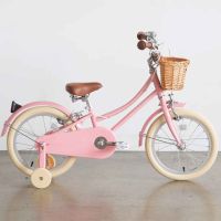 Velo rose pour enfant 4 a 6 ans Velo retro Gingersnap 16 pouces Bobbin