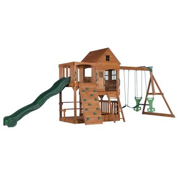 Aire de jeux en bois enfant Hill Crest - Backyard
