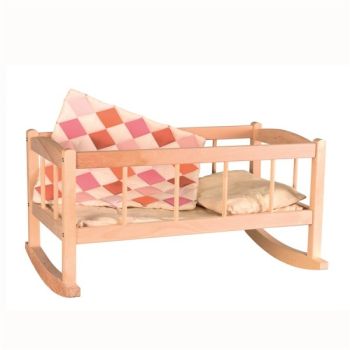 Berceau en bois pour poupées avec couverture Egmont Toys