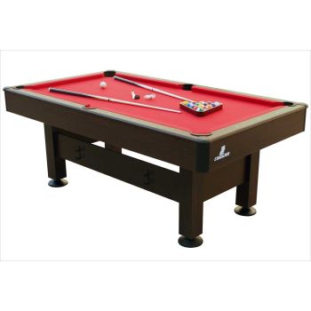 Billard américain rouge 6ft Topaz - Cougar