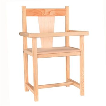 Dinette en bois naturel - Egmont Toys - La Dame en Bois - jeux de