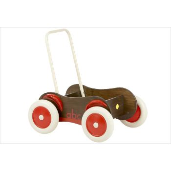 Chariot de marche bébé en bois