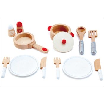 Dinette en bois blanche Hape