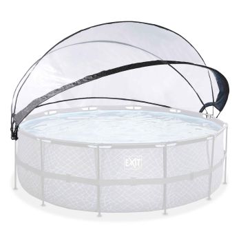Dôme pour piscine rond transparent 427 cm EXIT