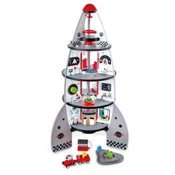Fusée spatiale en bois Hape