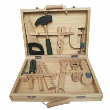 Malette à outils en bois Egmont Toys - jeu d'imitation 