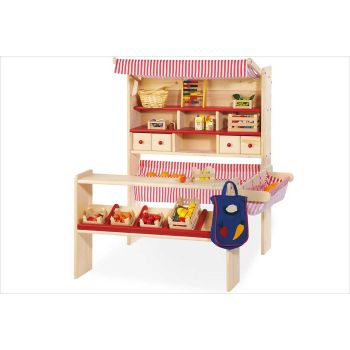 Marchande en bois massif Lucy - Pinolino