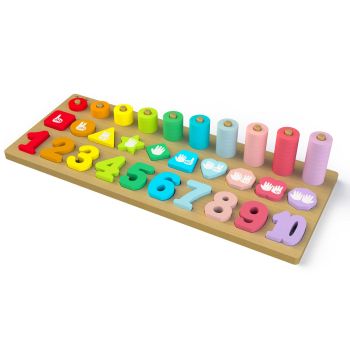 PlayBoard Max et Léa : Jouet 8 en 1 pour apprendre à compter