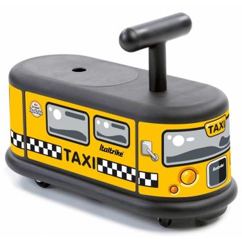 Porteur Taxi jaune Italtrike pour bébés dès 1 an - Fabriqué en Italie