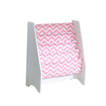 Rangement livres enfant rose et blanc - KidKraft