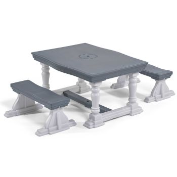 Set 1 Table et 2 bancs Farmhouse Step2