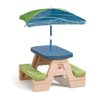Table picnic Sit and Play avec parasol Step2