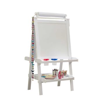 Tableau chevalet en bois massif blanc KidKraft